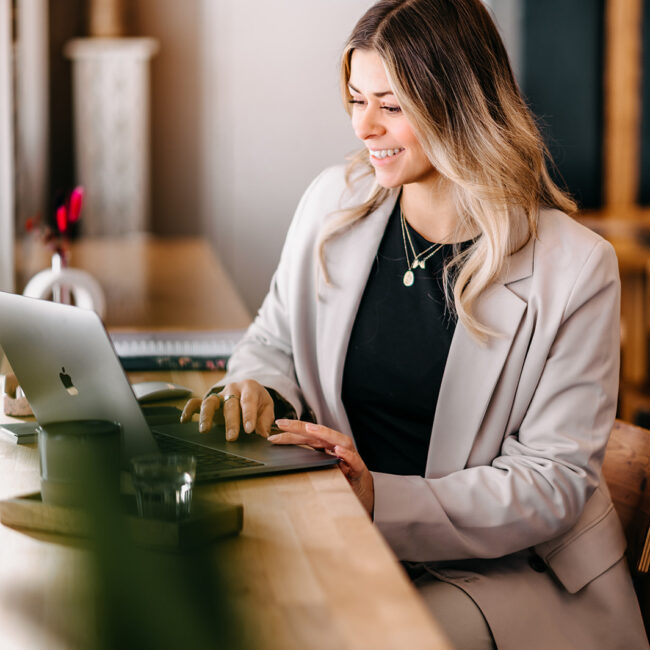 destination wedding planner working on wedding planning