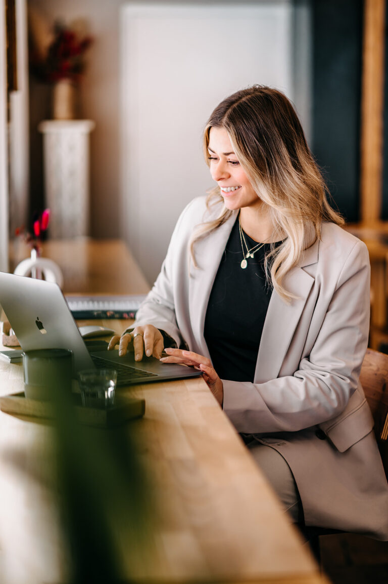 destination wedding planner working on wedding planning