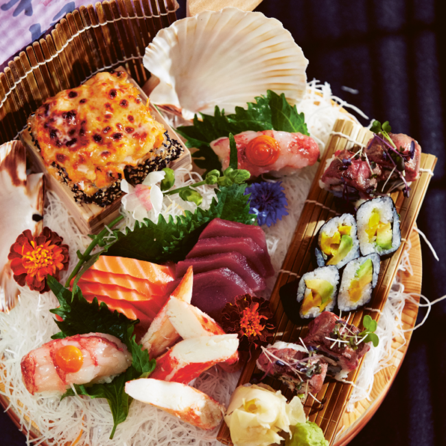 Fine dining cuisine at Schloss Elmau featuring refined presentation and gourmet dishes