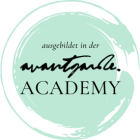 Certified wedding planner Avantgarde Academy badge